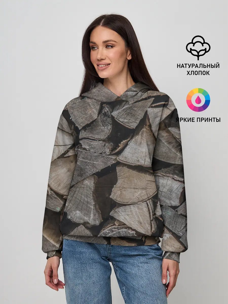 Женское худи / ДРОВА