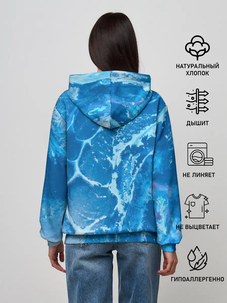 Женское худи / Ледяной