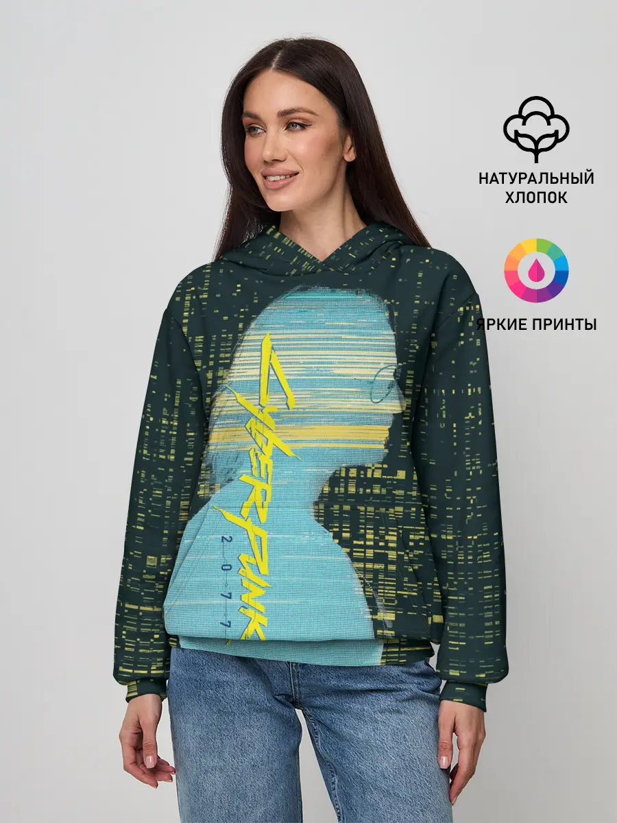 Женское худи / Cyberpunk 2077 | Джонни