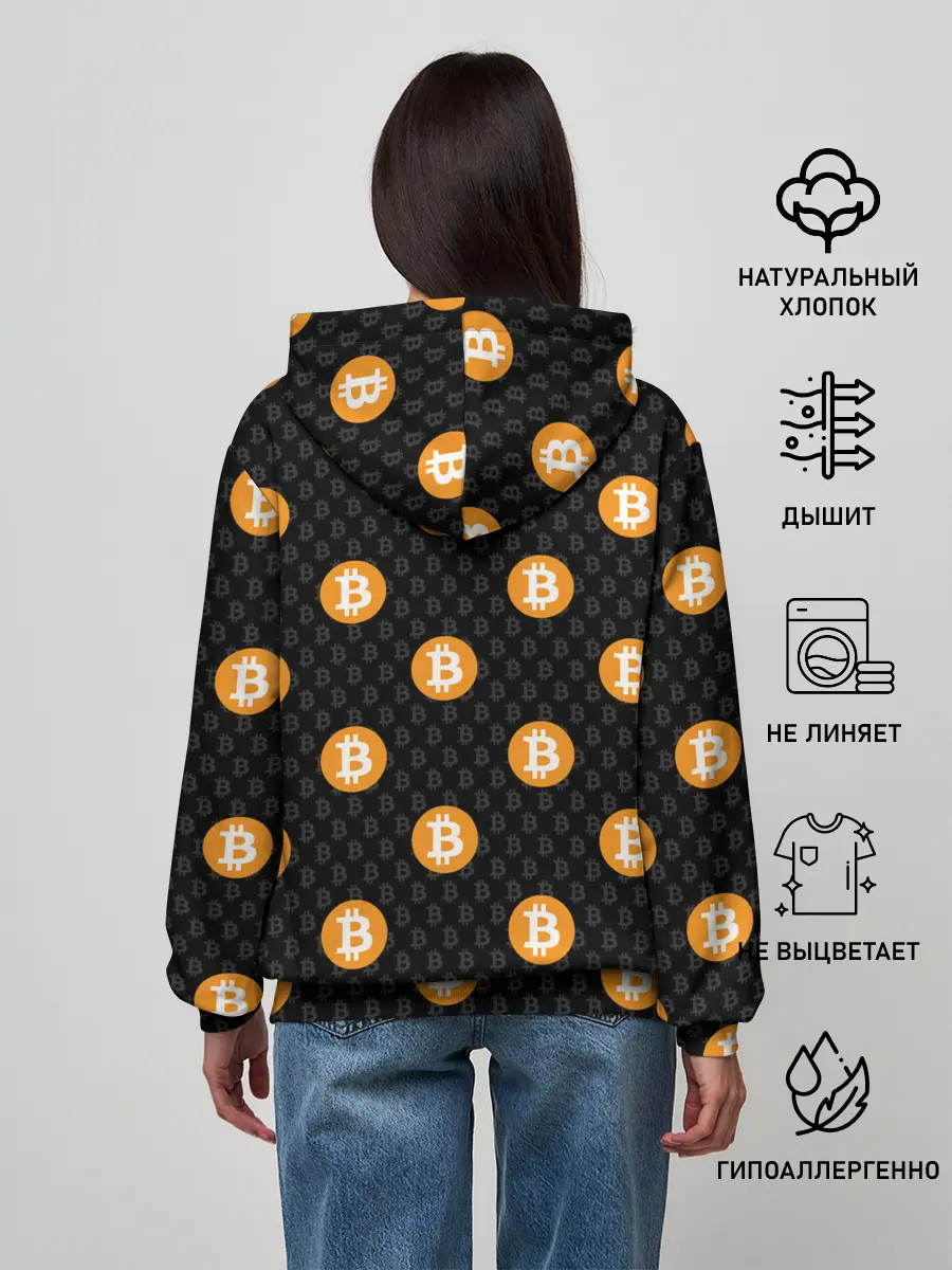 Женское худи / БИТКОИН | BITCOIN