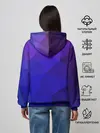 Женское худи / полигональный космонавт