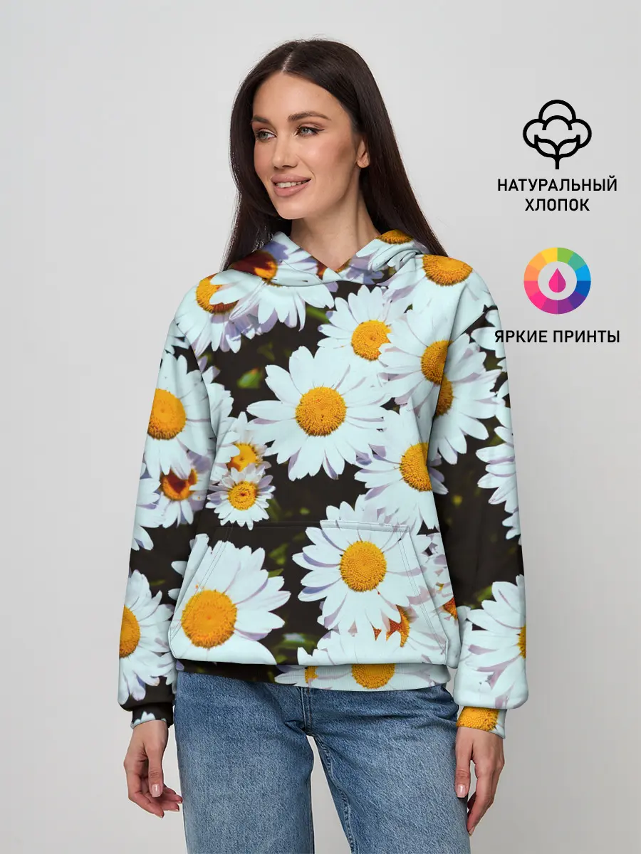 Женское худи / Ромашки