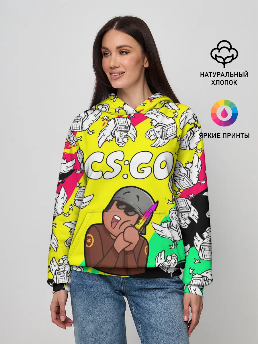 Женское худи / CS GO CHICKEN