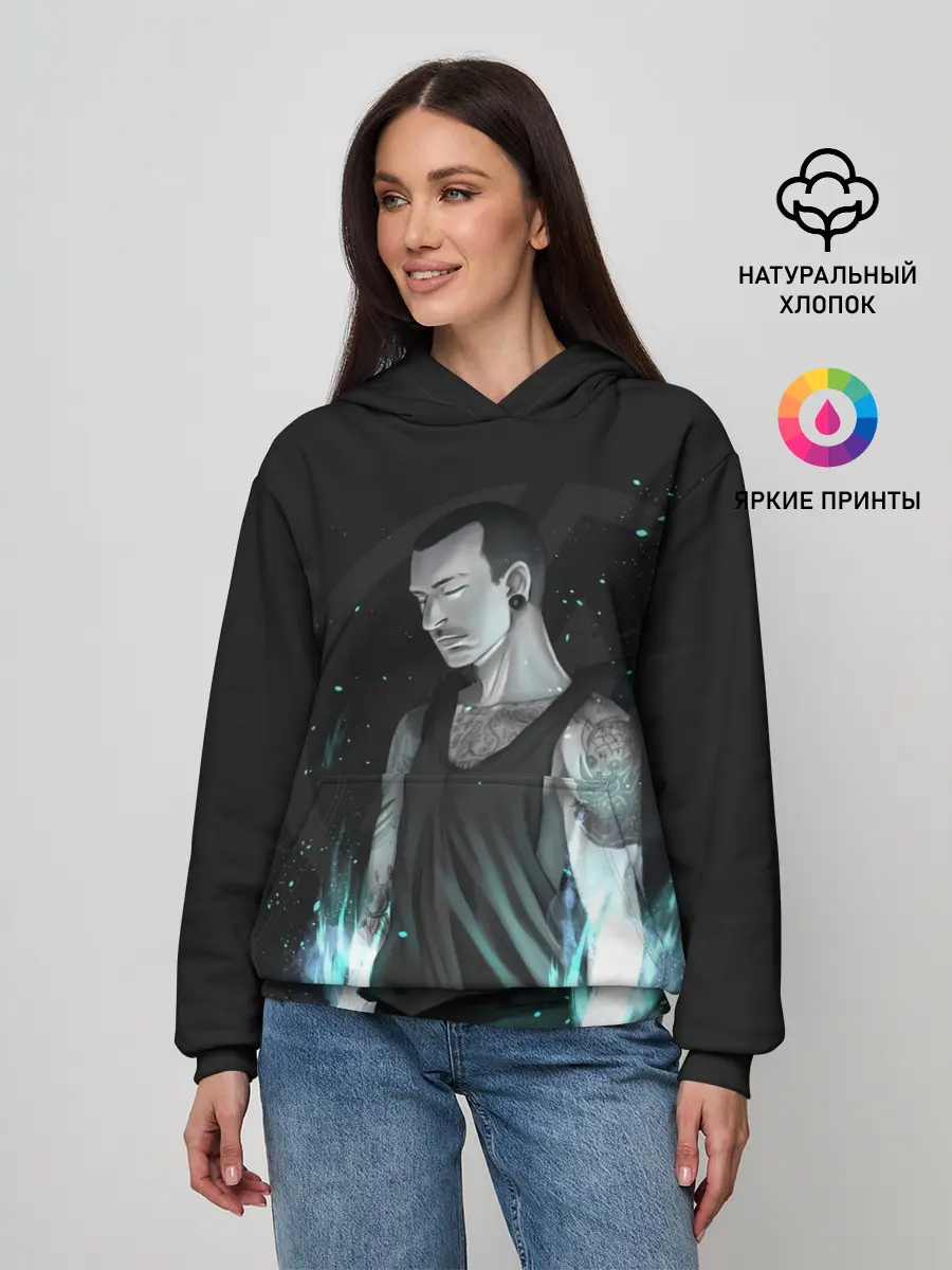 Женское худи / Честер Линкин Парк