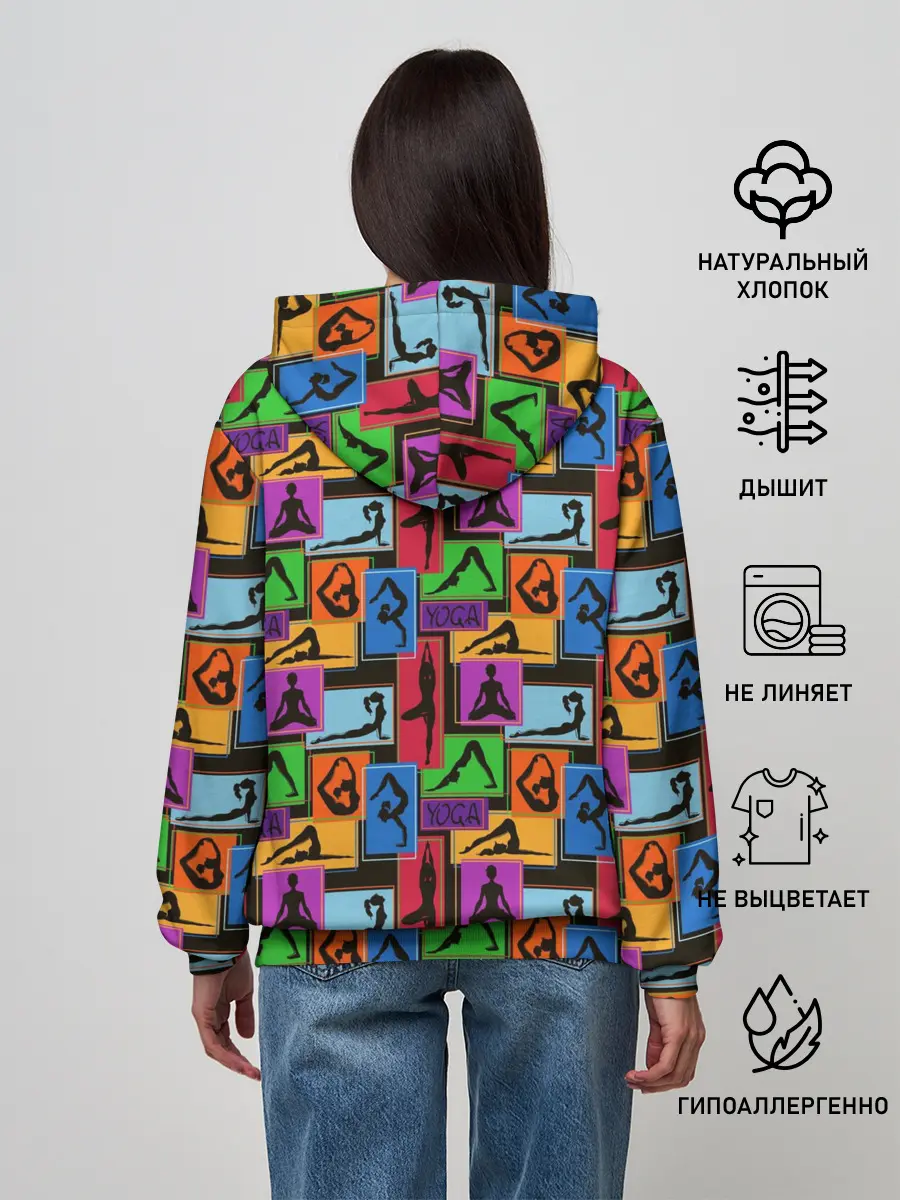 Женское худи / Йога