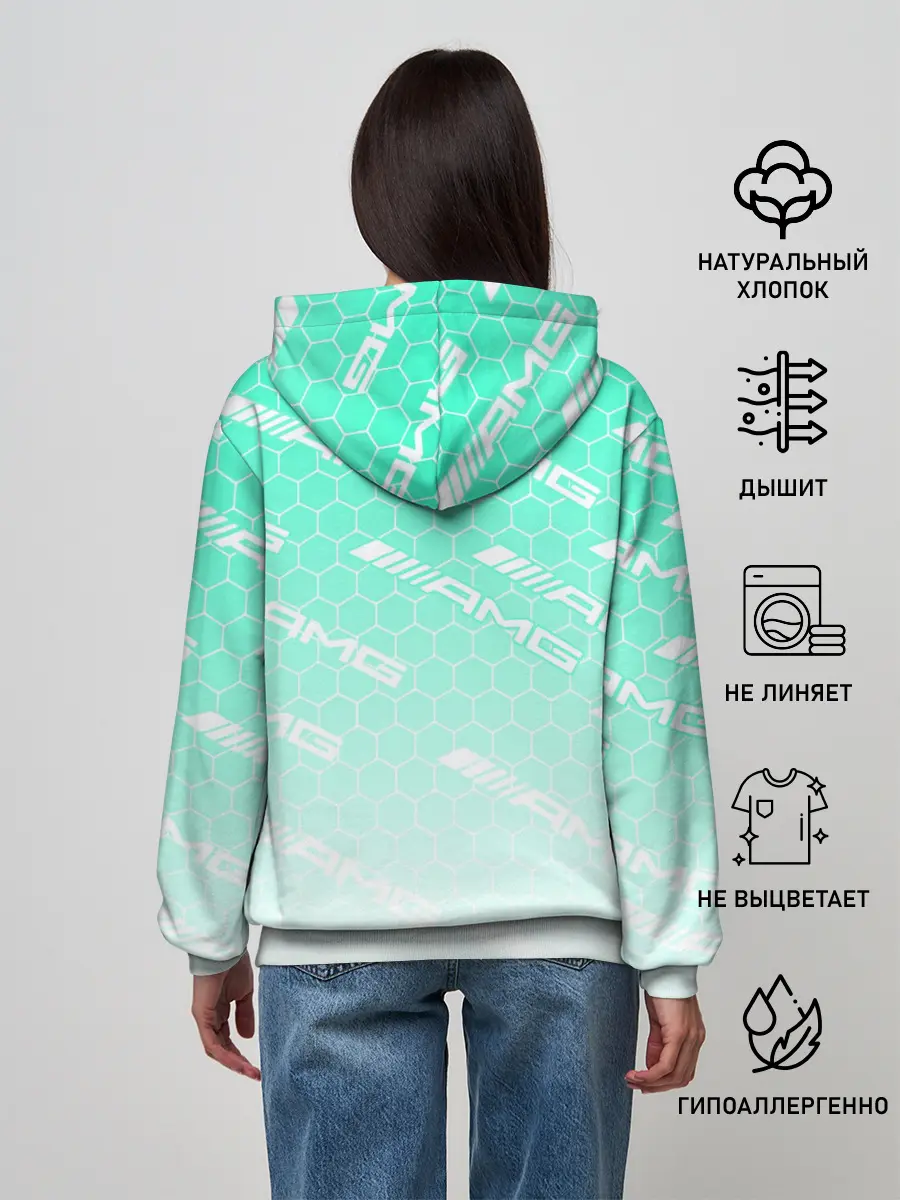 Женское худи / MERCEDES BENZ AMG