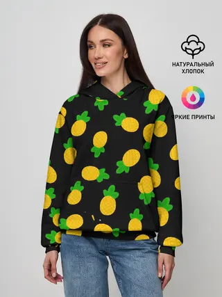 Женское худи / Ананасы