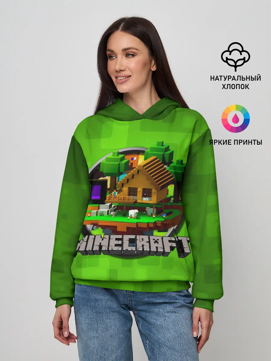 Женское худи / Minecraft