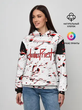 Женское худи / Judas Priest: Бог металла