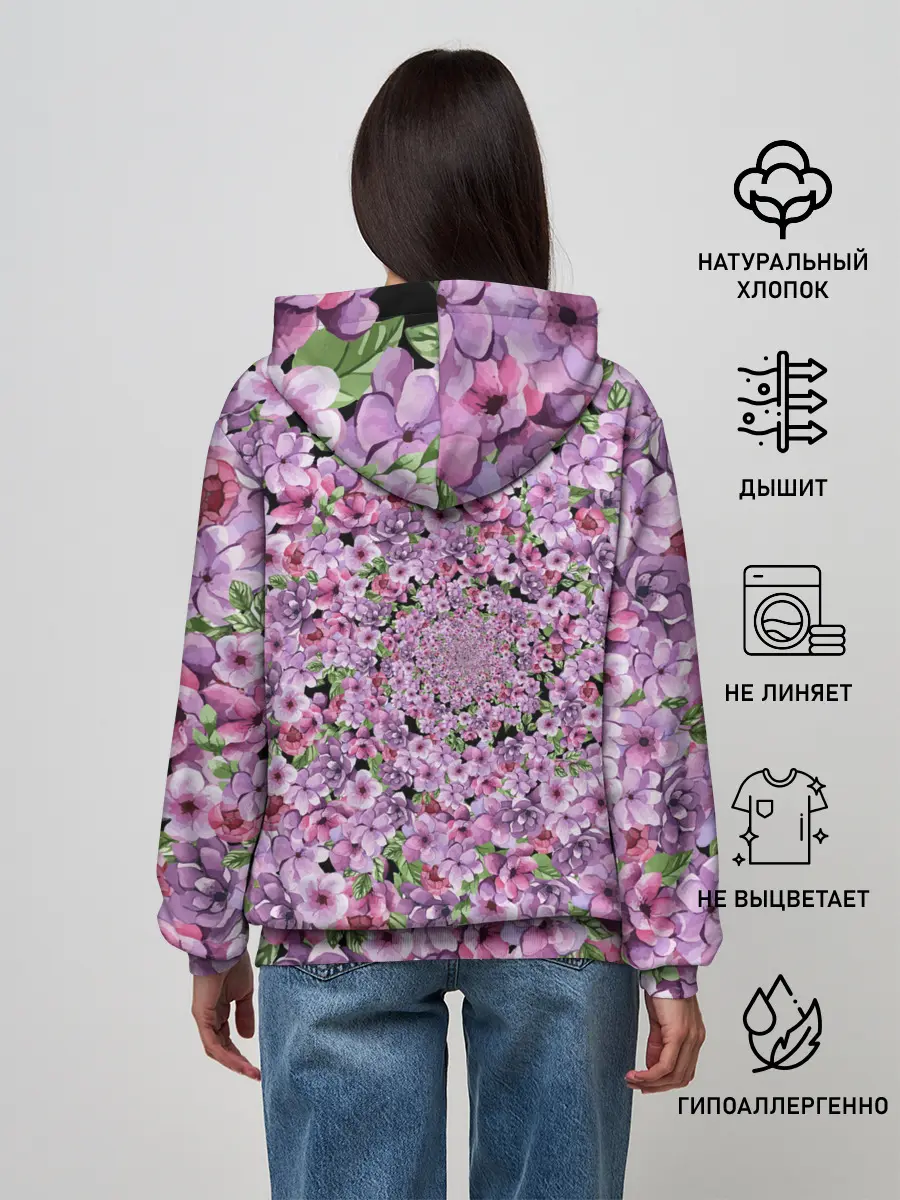 Женское худи / СИРЕНЬ | VIOLET LILAC