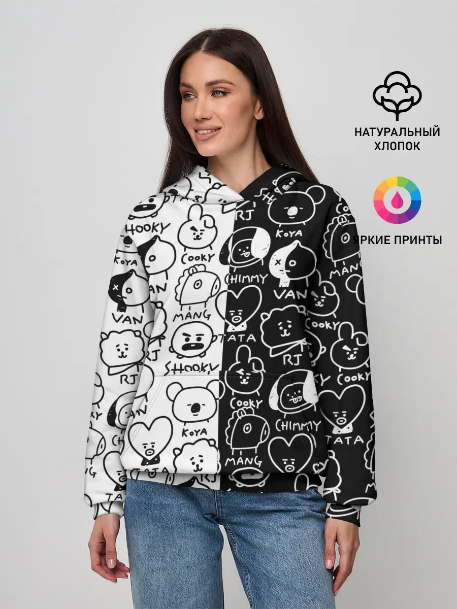 Женское худи / BTS | BT21