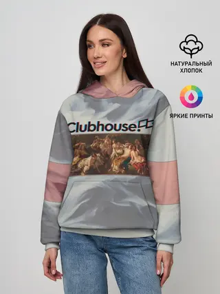 Женское худи / Clubhouse Welcome | Клабхаус