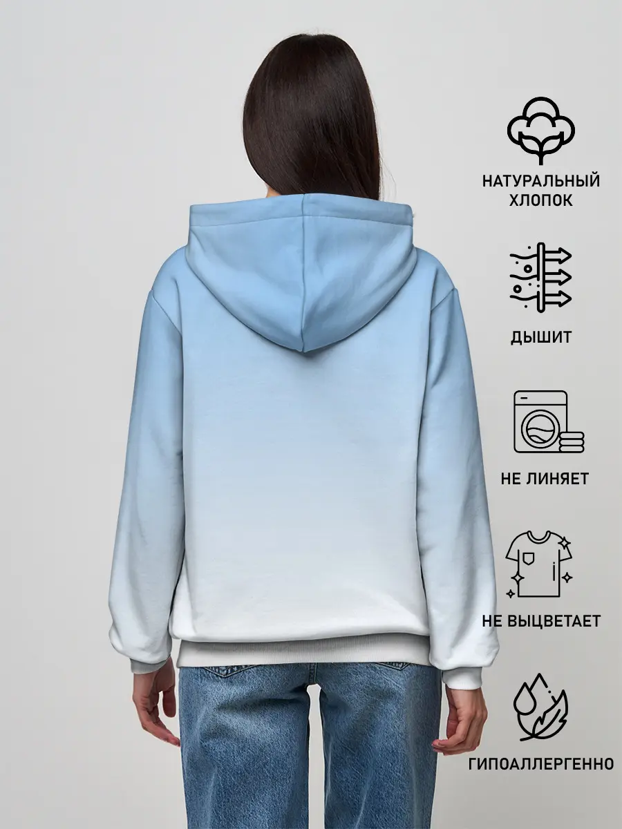 Женское худи / собака в очках