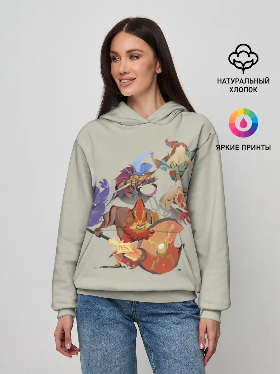 Женское худи / Fight me | Dota 2