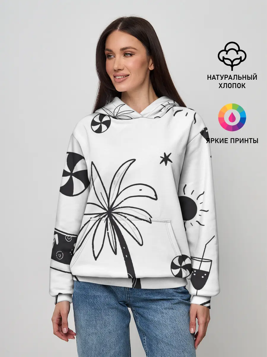 Женское худи / Летние вайбы