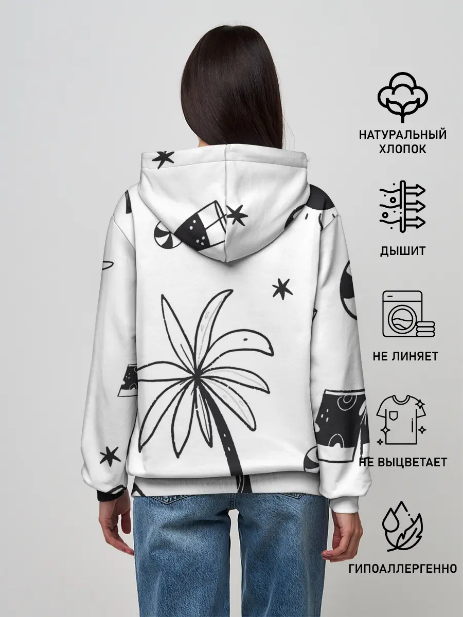 Женское худи / Летние вайбы