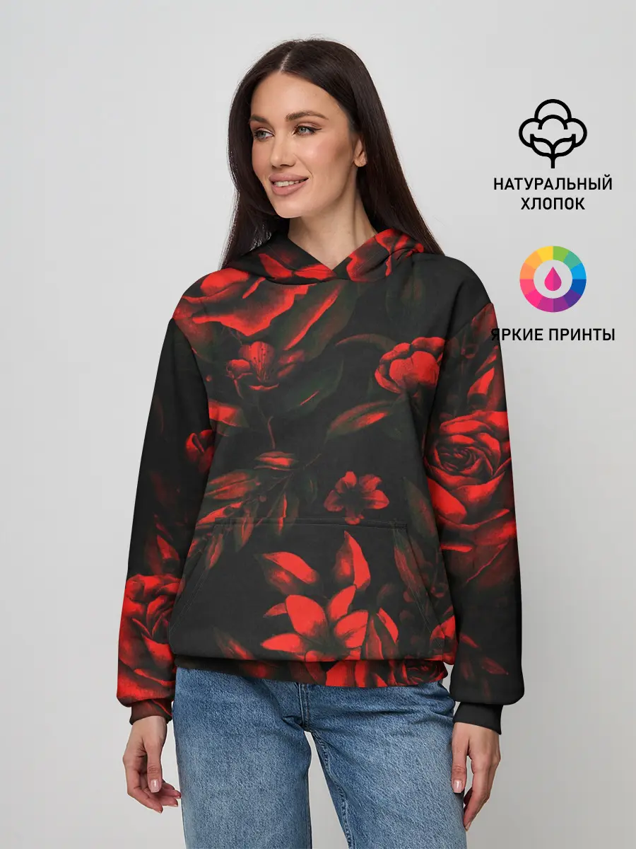 Женское худи / ROSES | РОЗЫ
