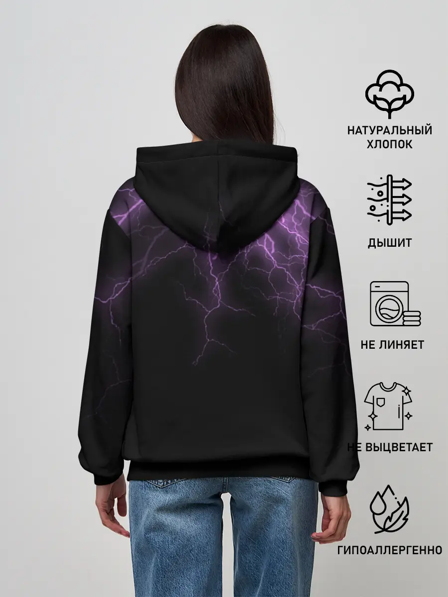 Женское худи / Разряд Молнии