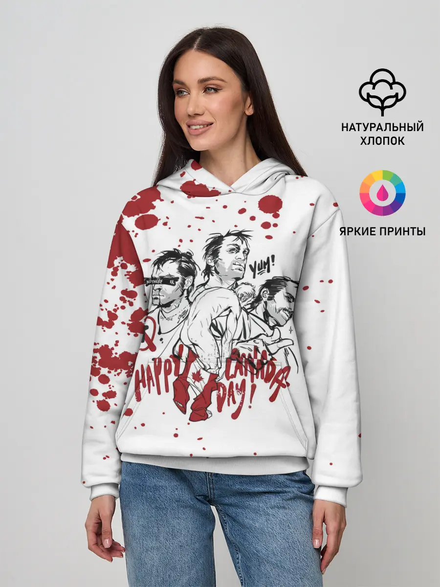 Женское худи / HAPPY CANADA DAY