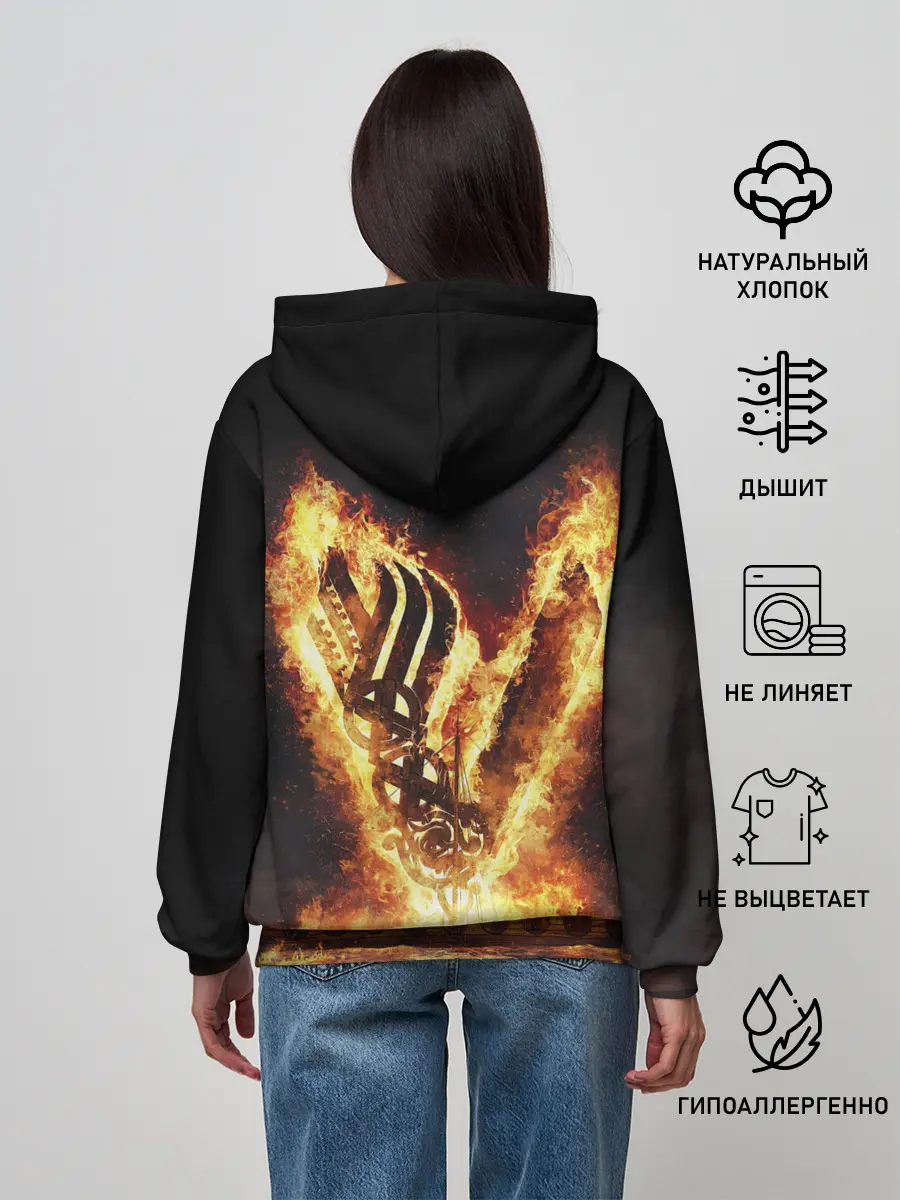 Женское худи / ВИКИНГИ | VIKINGS | V