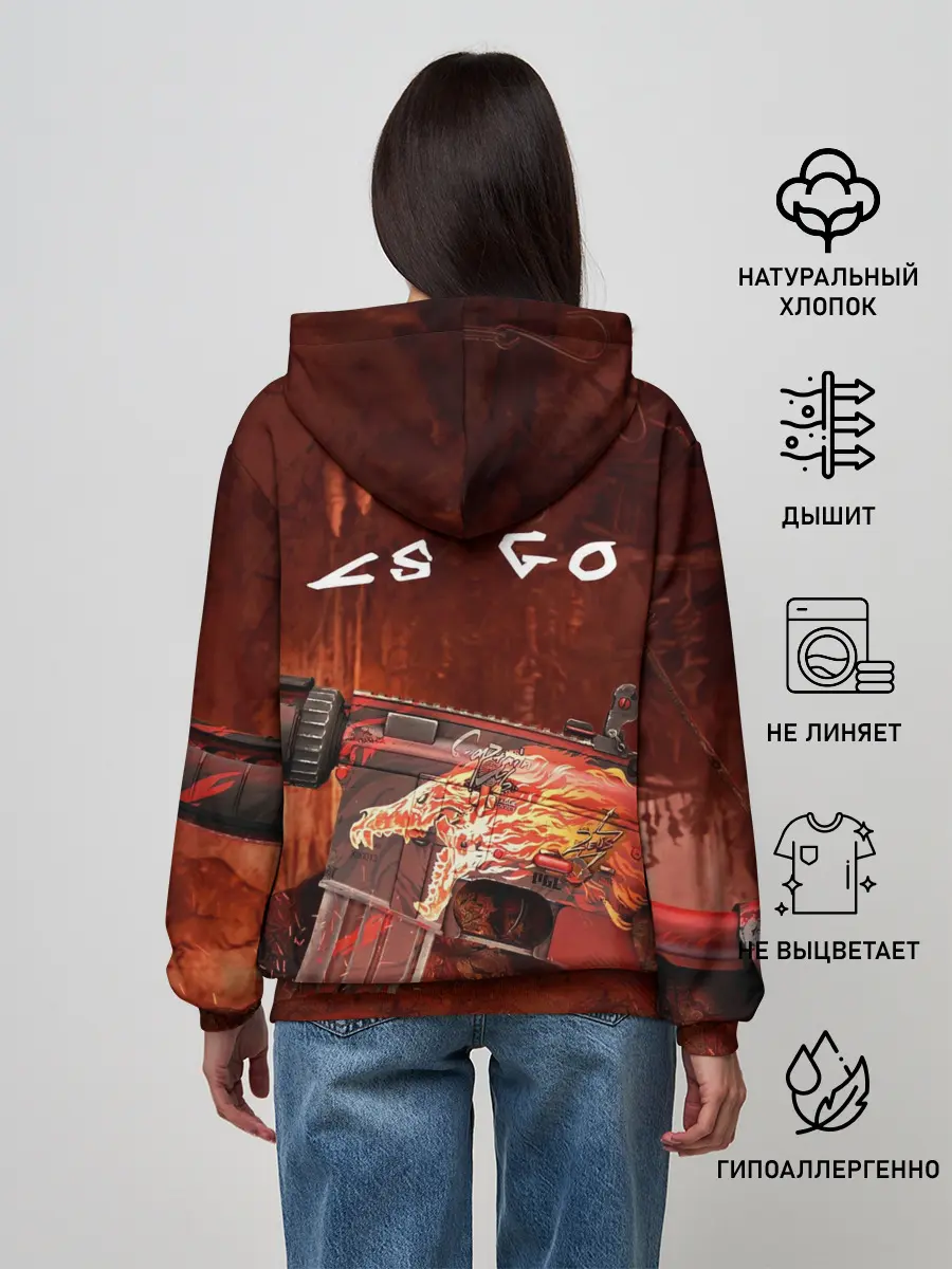 Женское худи / CS GO M4A4 HOWI