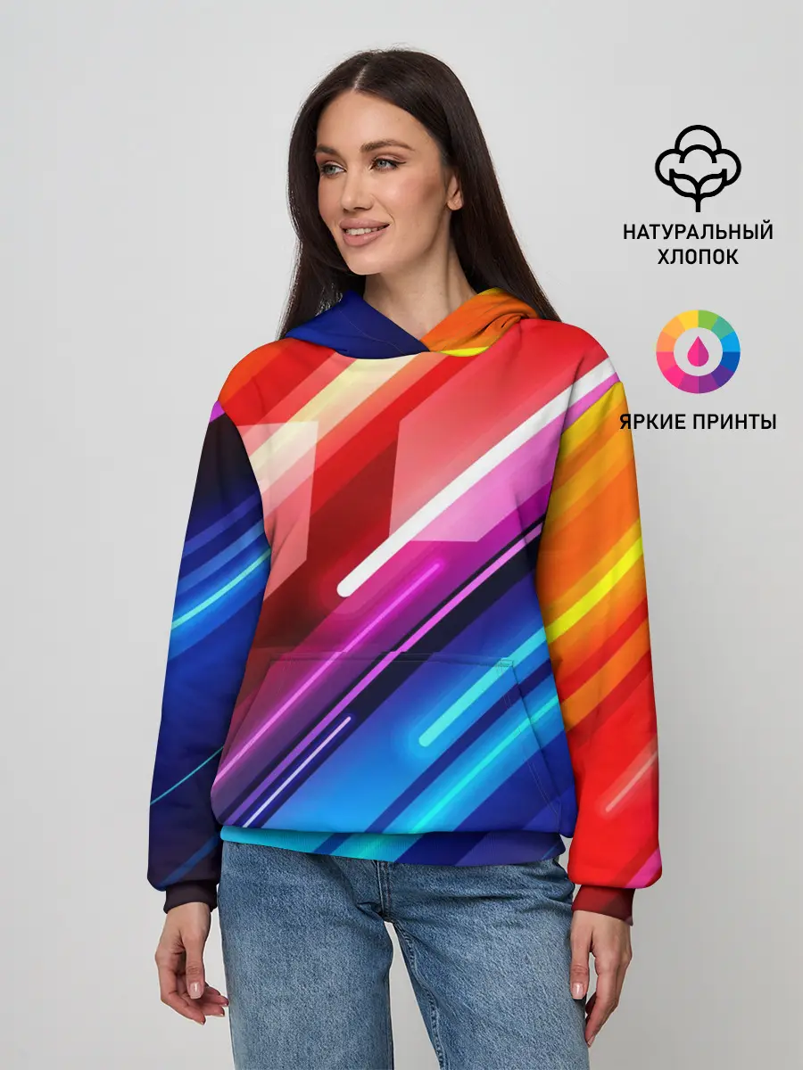 Женское худи / НЕОН