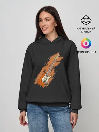Женское худи / Электрогитара