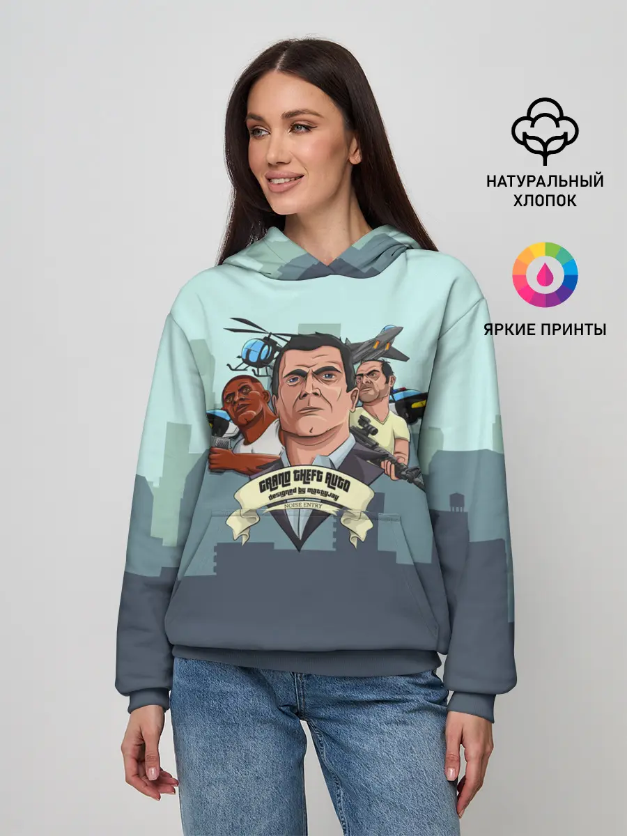 Женское худи / Майкл Тревор Франклин GTA