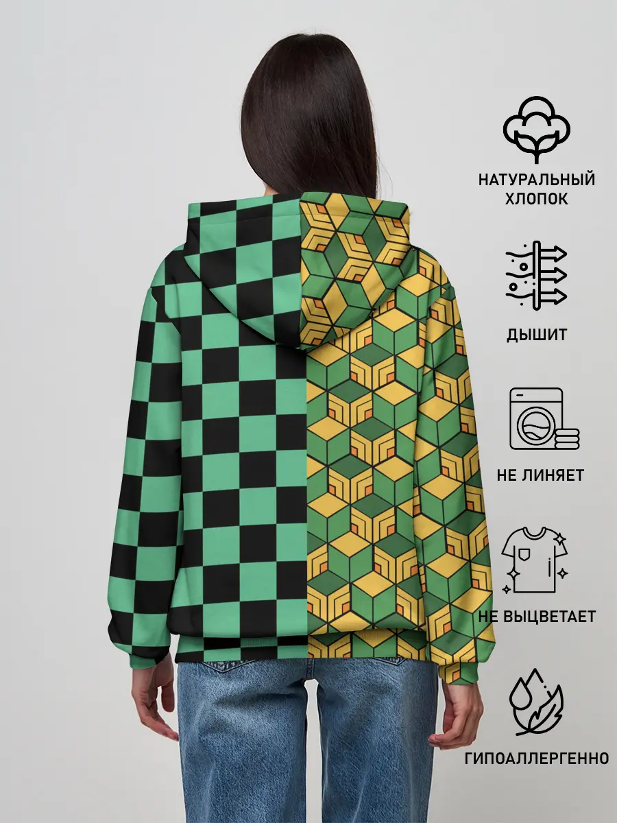 Женское худи / ГИЮ ТОМИОКА | TANJIRO KAMADO