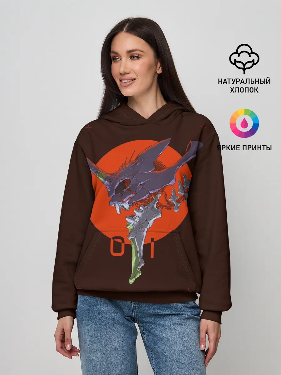 Женское худи / евангелион