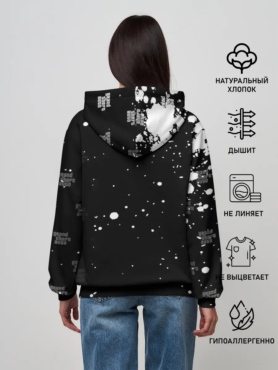 Женское худи / Grand Theft Auto крылья