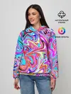 Женское худи / ЖИДКИЕ КРАСКИ