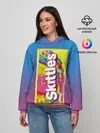 Женское худи / Skittles | Желтый