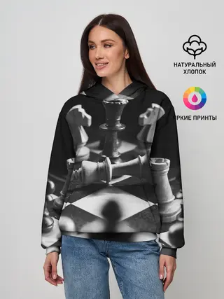 Женское худи / Шахматы