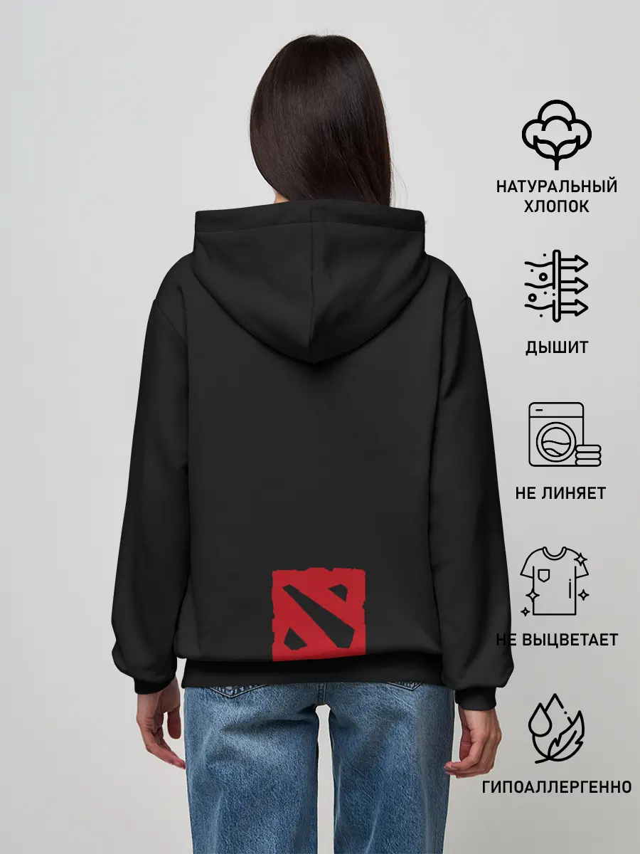 Женское худи / Рыцарь дракон | Dota 2