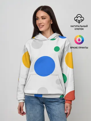 Женское худи / Цветной горох