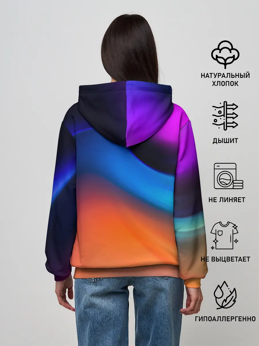 Женское худи / Цветной шум