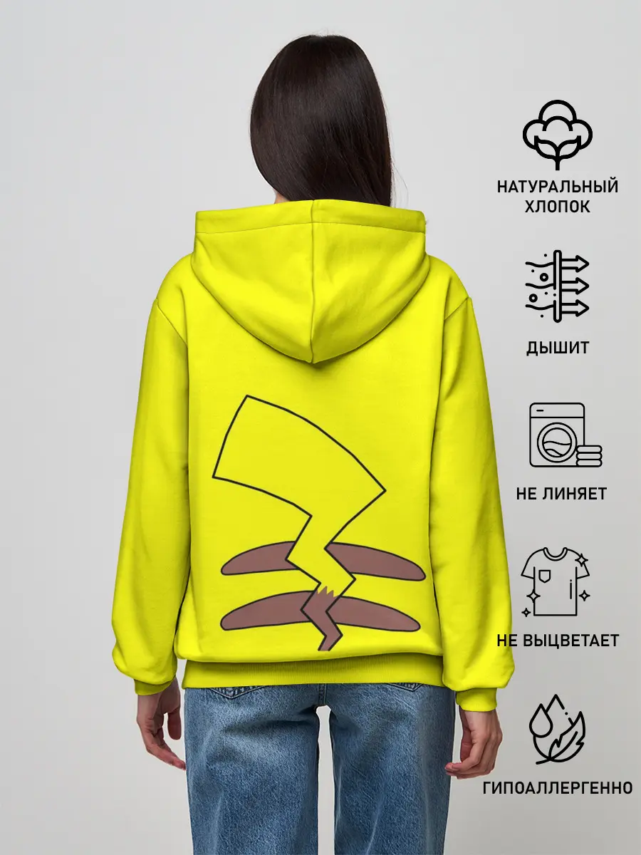 Женское худи / Пикачу с хвостом