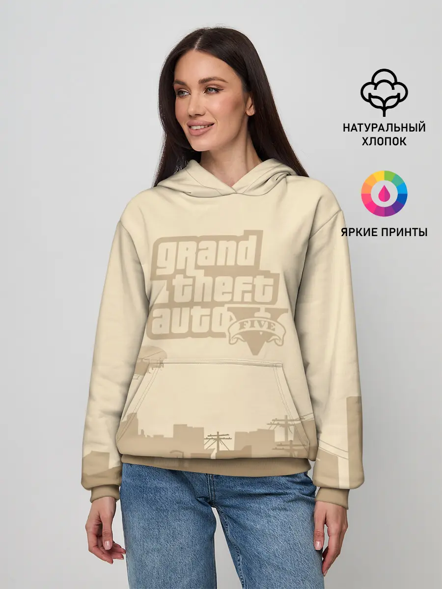 Женское худи / Grand Theft Auto FIVE