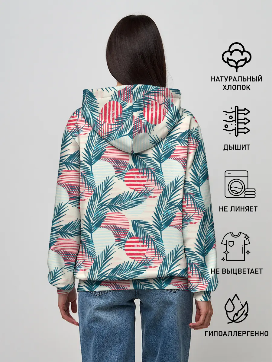 Женское худи / Ретро арт