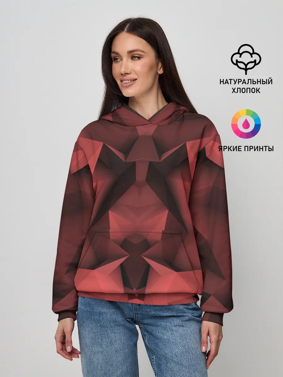 Женское худи / Геометрическая Абстракция