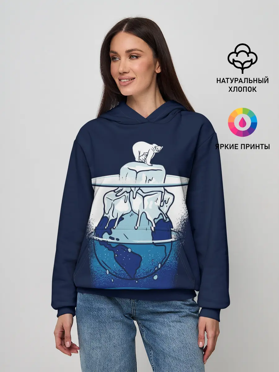 Женское худи / Polar Ice Bear