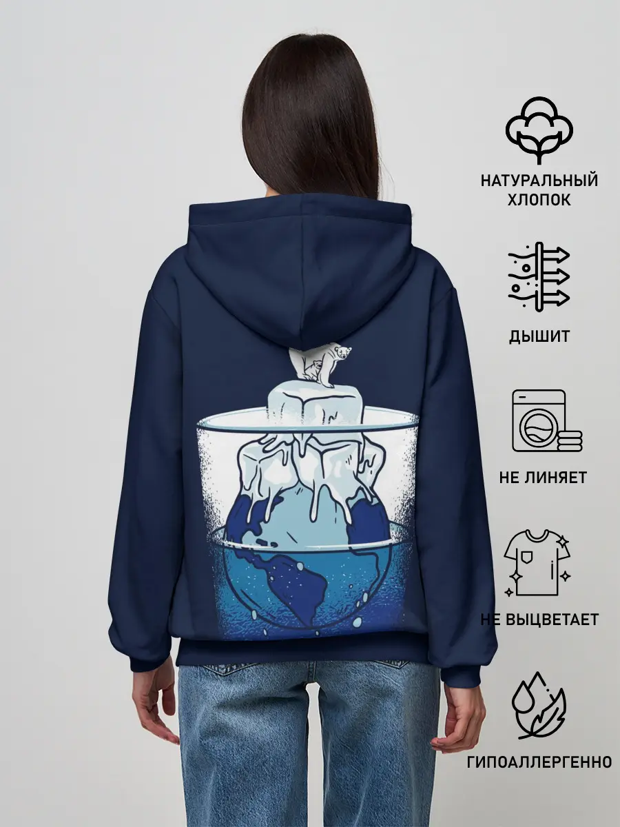 Женское худи / Polar Ice Bear