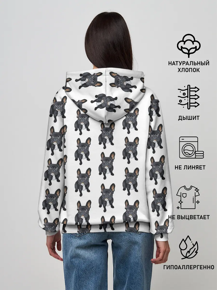 Женское худи / Бульдожки