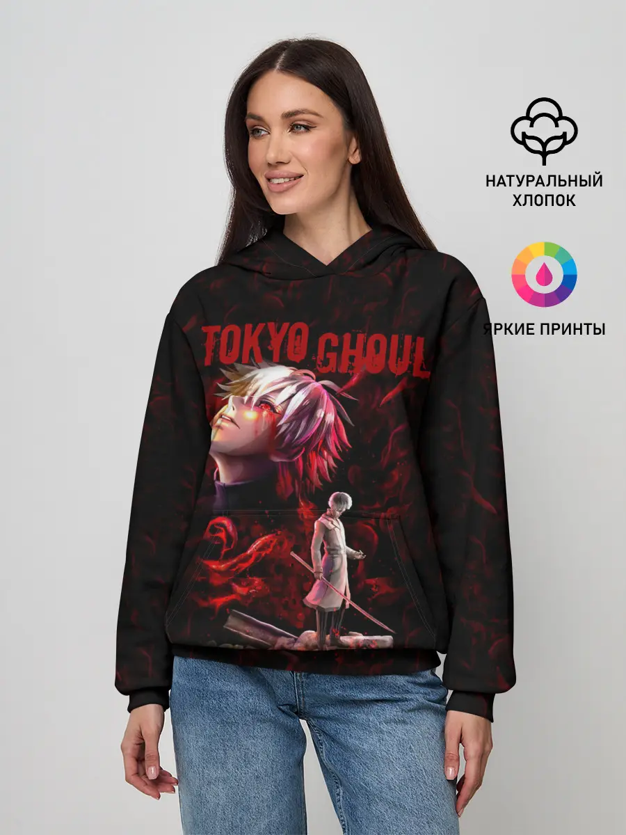 Женское худи / Kaneki Ken sword
