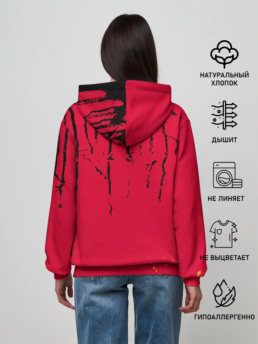 Женское худи / Токийский гуль рогатый