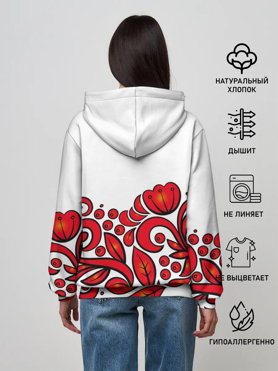 Женское худи / ХОХЛОМА