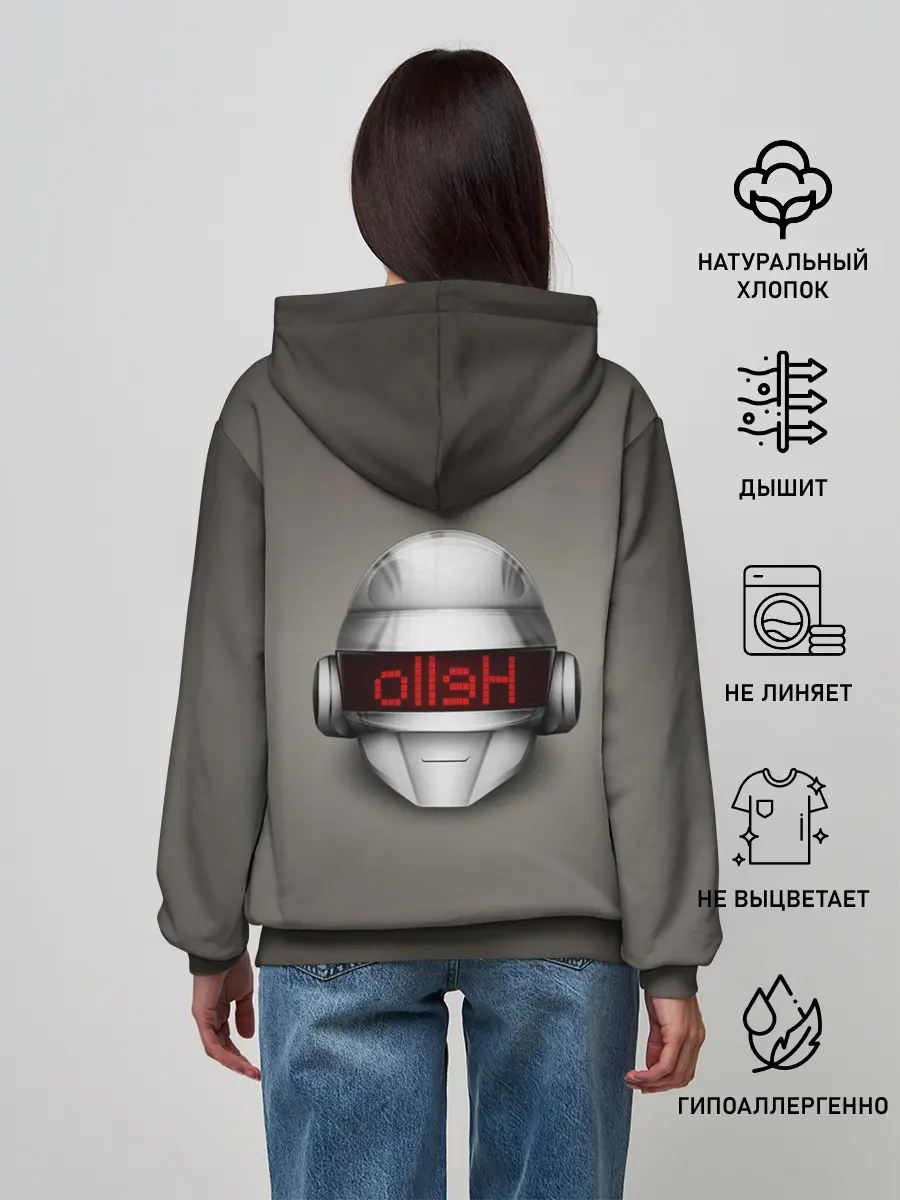 Женское худи / Daft Punk | Hello