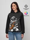 Женское худи / Музыкант Космонавт