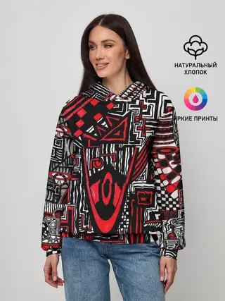 Женское худи / Абстрактный Узор